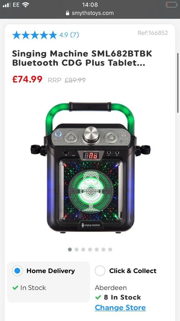 karaoke machine smyths